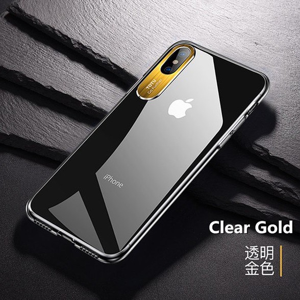 Ốp lưng iPhone XS Max/ 11 Pro/ 11 Pro Max cứng trong suốt bảo vệ Camera hiệu Totu Design