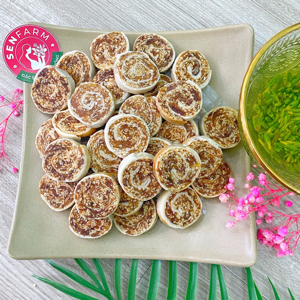 COMBO 4 bịch kẹo Chuối cuộn Senfarm các vị 250g