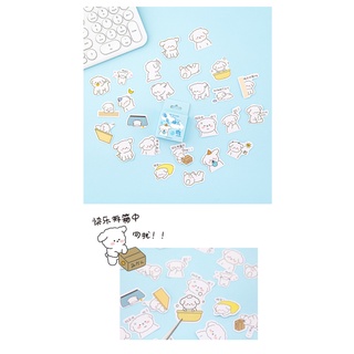 Hộp 45 stickers hình chó con
