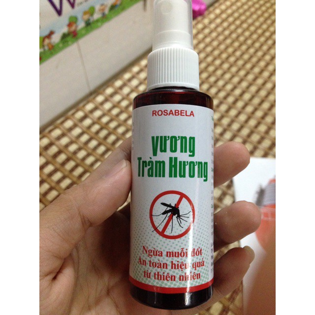 Xịt da chống muỗi Vương Tràm Hương 60ml - An toàn từ thảo dược thiên nhiên