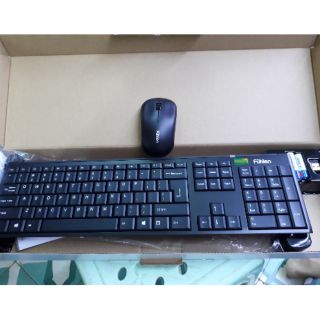 Combo bộ chuột và bàn phím ko dây hãng Fuhlen A120G