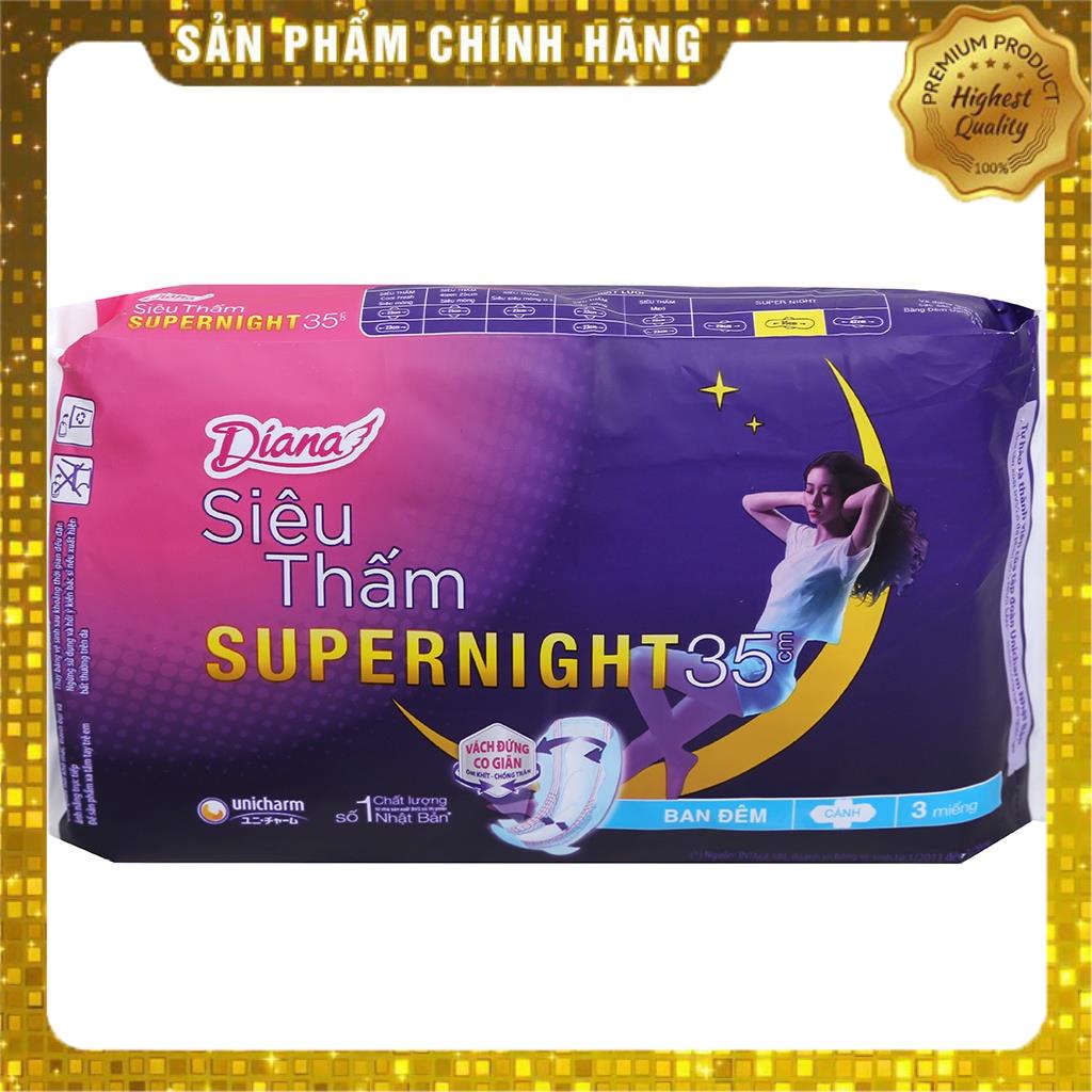 Băng vệ sinh Diana super night bạn đêm 35 cm