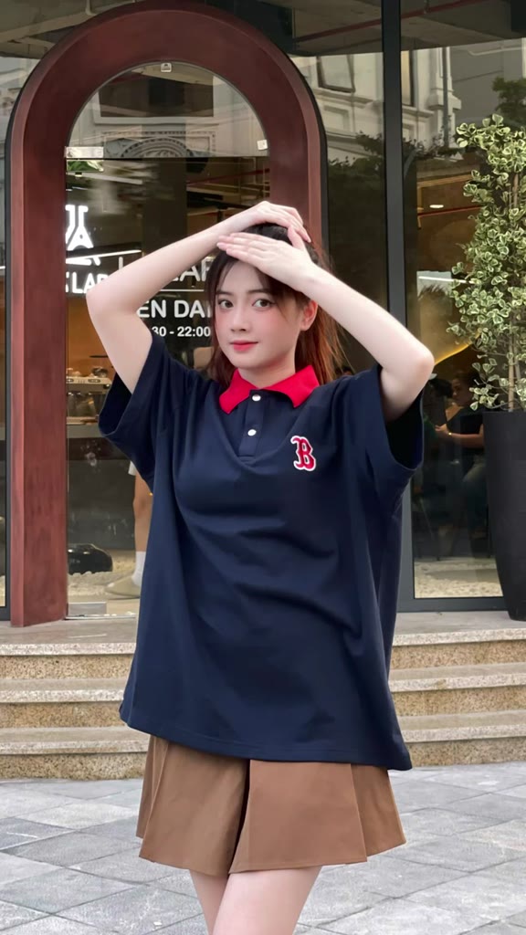Áo polo The Bad God Classic Navy | BigBuy360 - bigbuy360.vn