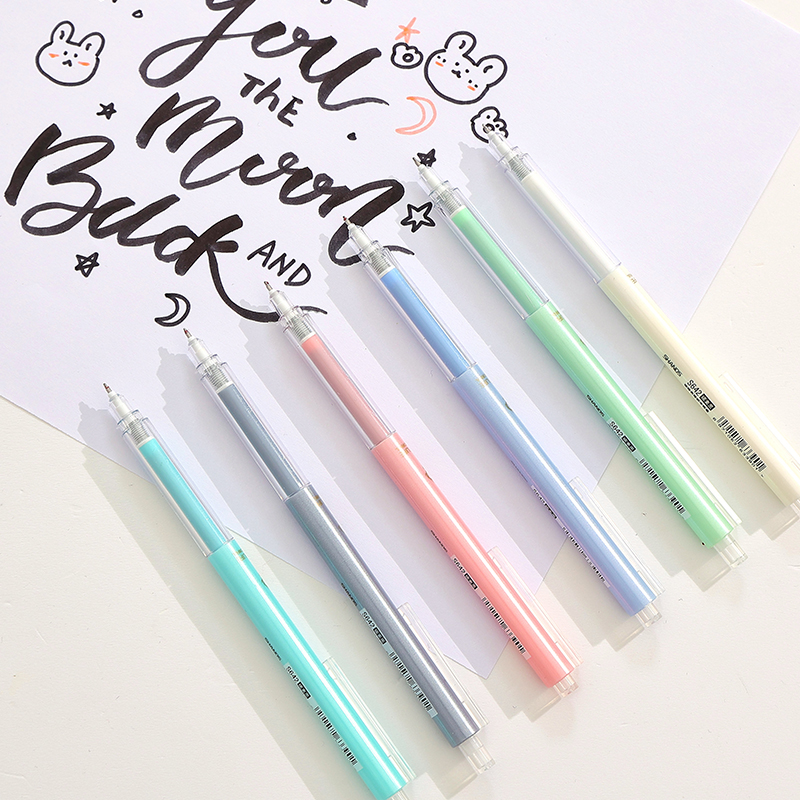 1 bút bi đen 0.5mm dành cho học sinh / dân văn phòng