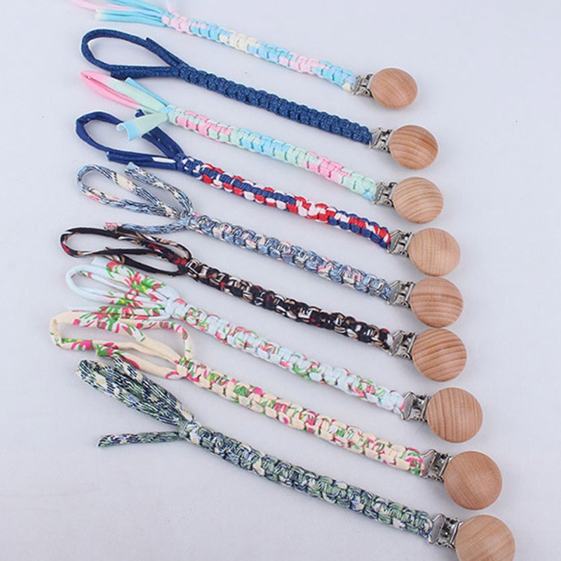 Dây Kẹp Núm Vú Giả / Ti Giả Bằng Gỗ Sồi Thân Thiện Với Môi Trường DIY