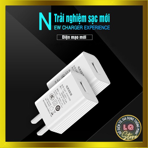 Củ sạc điện thoại nhanh, củ sạc chống nóng chất liệu 94V0 không bắt lửa, 5V1A chất lượng cao