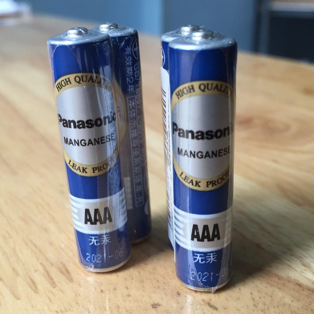 Pin tiểu Panasonic AA / AAA 1,5V – Pin sạc AA700mah / AAA1000mAh