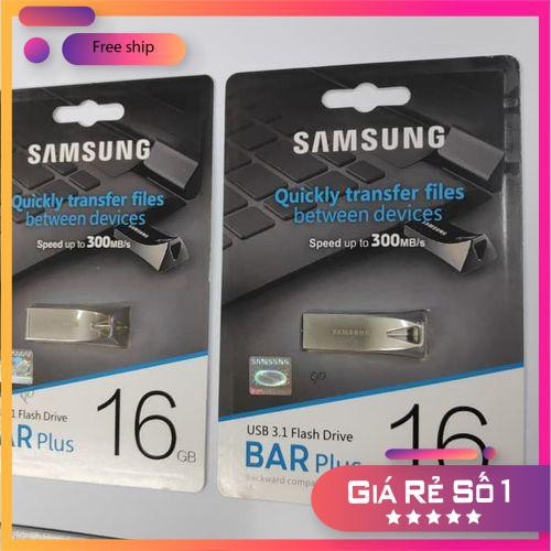 Ổ ĐĨA FLASH USB 3.1 SAM SUNG BAR PLUS 32GB/16GB/8GB/4GB CHỐNG NƯỚC - BH 12 THÁNG