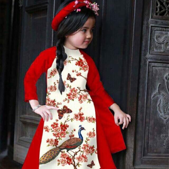 Áo dài cách tân bé gái