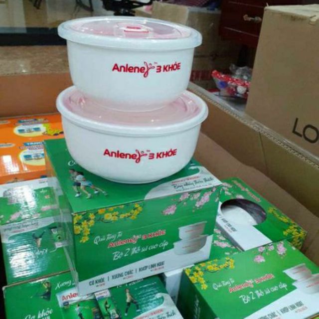 Xả kho đi nhanh 50 Bộ 2 bát sứ có nắp hút chân không 40k/bộ