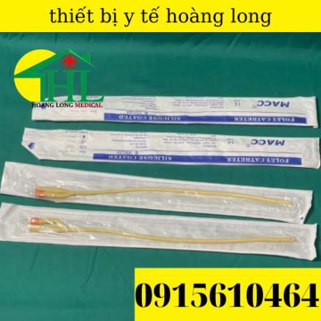 HỘP 10 DÂY THÔNG TIỂU 2 NHÁNH FOLEY CATHETER 12Fr, 14Fr, 16Fr, 18Fr, 20Fr, 22Fr,24Fr