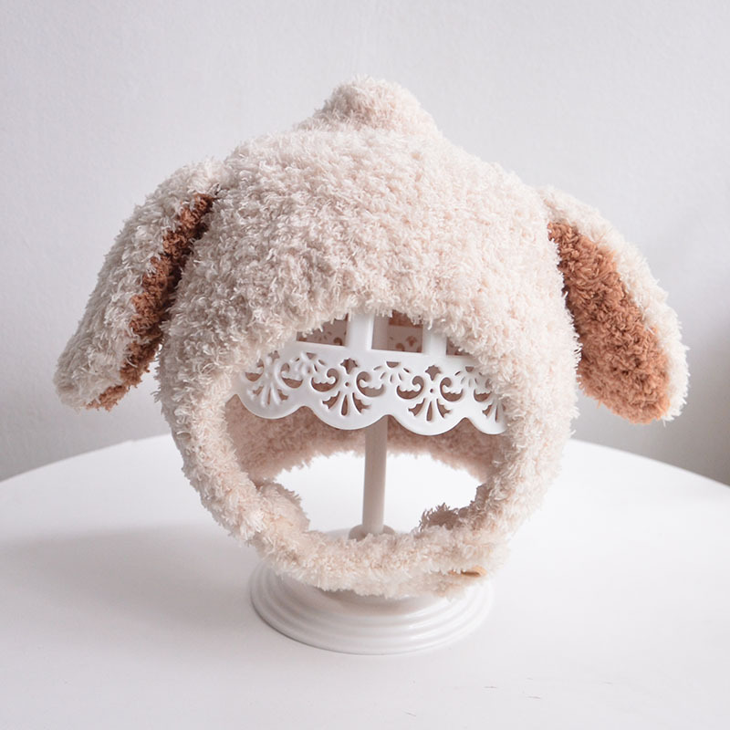 Mũ len tai thỏ thiết kế đáng yêu dành cho em bé