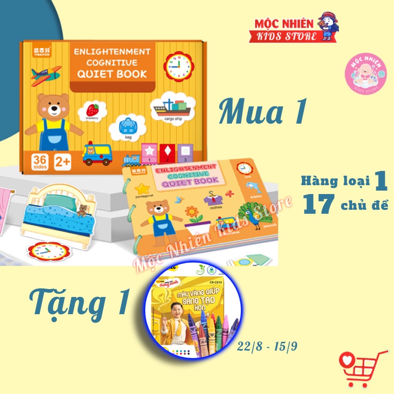 Đồ chơi giáo dục, học liệu bóc dán thông minh cho bé 17 chủ đề (loại cao cấp), dùng nhiều lần, giúp bé vừa chơi vừa học
