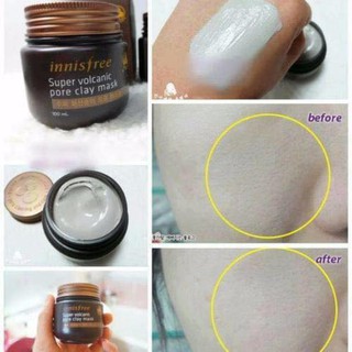 Mặt nạ đất sét Innisfree Super Volcanic Pore Clay Mask