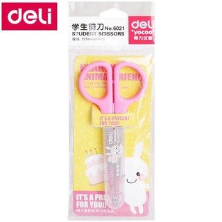 Kéo thủ công nhỏ deli 121mm 6021