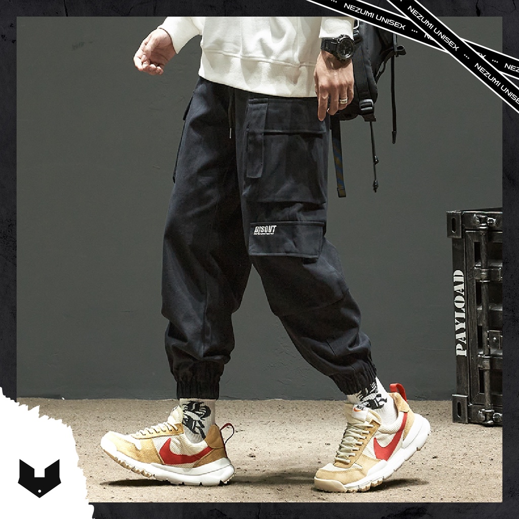 Quần jogger kaki túi hộp boxpant hiphop dance siêu ngầu unisex nam nữ