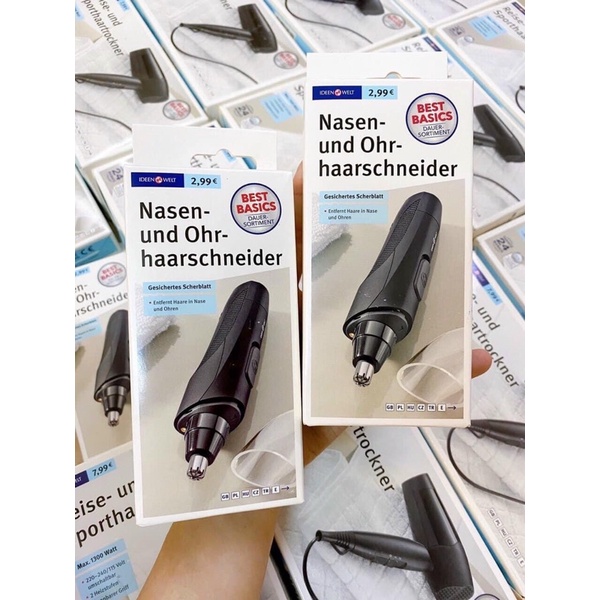 [Nội Địa Đức] MÁY TỈA LÔNG MŨI IDEENWELT ĐỨC tiện lợi dễ sử dụng