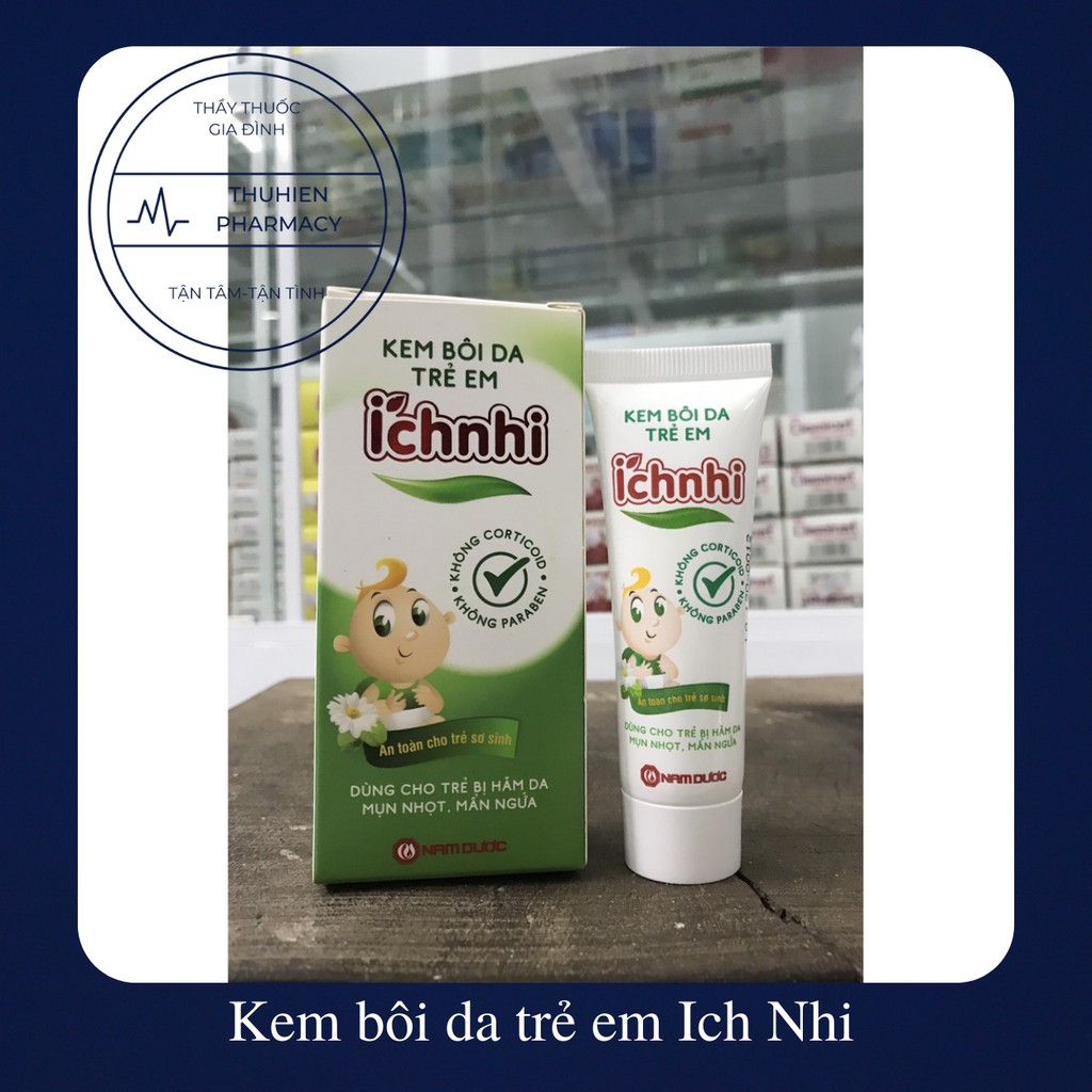 Kem bôi da Trẻ em Ích Nhi - Dùng cho trẻ bị hăm da, mụn nhọt, mẩn ngứa