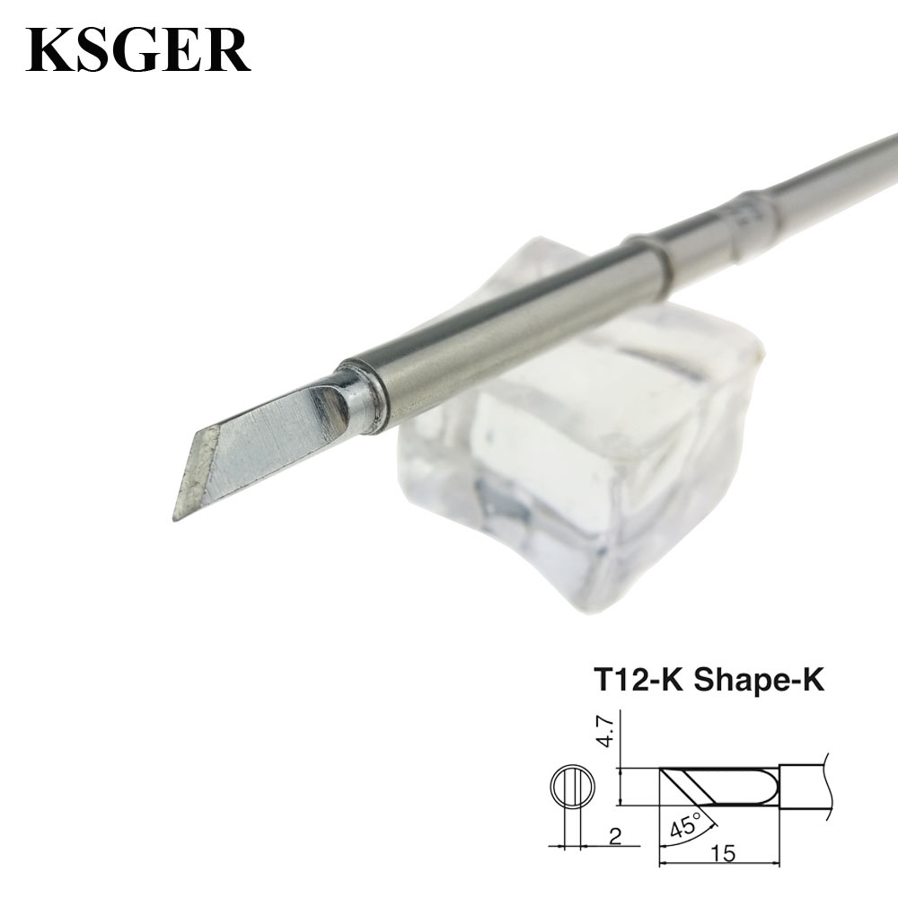 Đầu Hàn Điện Tử KSGER T12-KF KL KR KU K 220v 70W FX-951 200c-450c