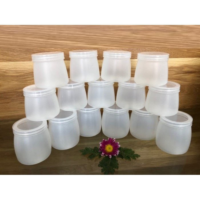 20 Hủ Nhựa Đựng Sữa Chua 120ml ( sữa chua nếp cẩm, sữa chua,...)