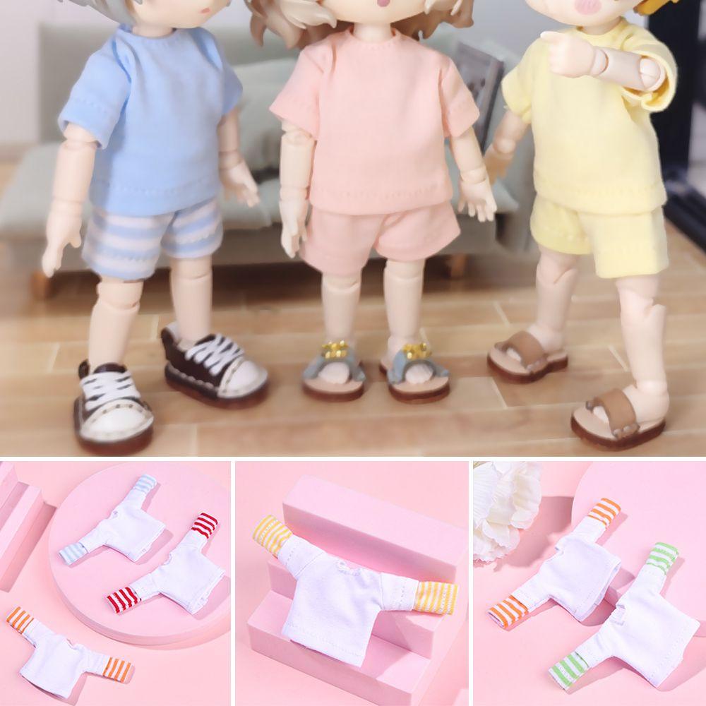 Áo Thun Sọc Cầu Vồng Cho Búp Bê