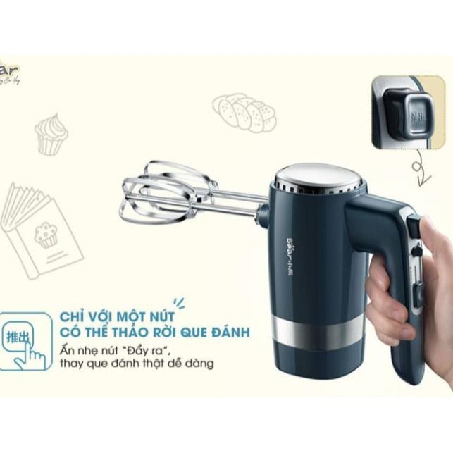 Máy Đánh Trứng Mini Cầm Tay, Để Bàn Đa Năng BEAR B02L1 , Máy Đánh Kem Trứng, Trộn Bột Đa Năng_Công Suất Lớn _BH 18 Tháng