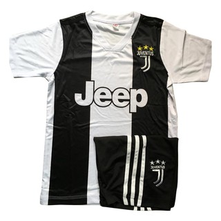 Bộ đồ đá banh trẻ em clb juventus sọc 2018