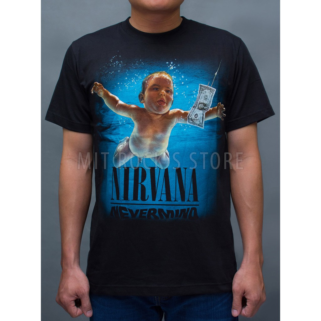 Áo Nirvana - Rock band tee - Áo Rock - Size S, M, L, XL, XXL - Áo Thái Lan