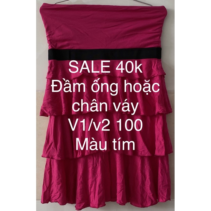 50-70kg Đầm chân váy xếp ly thun vnxk dư