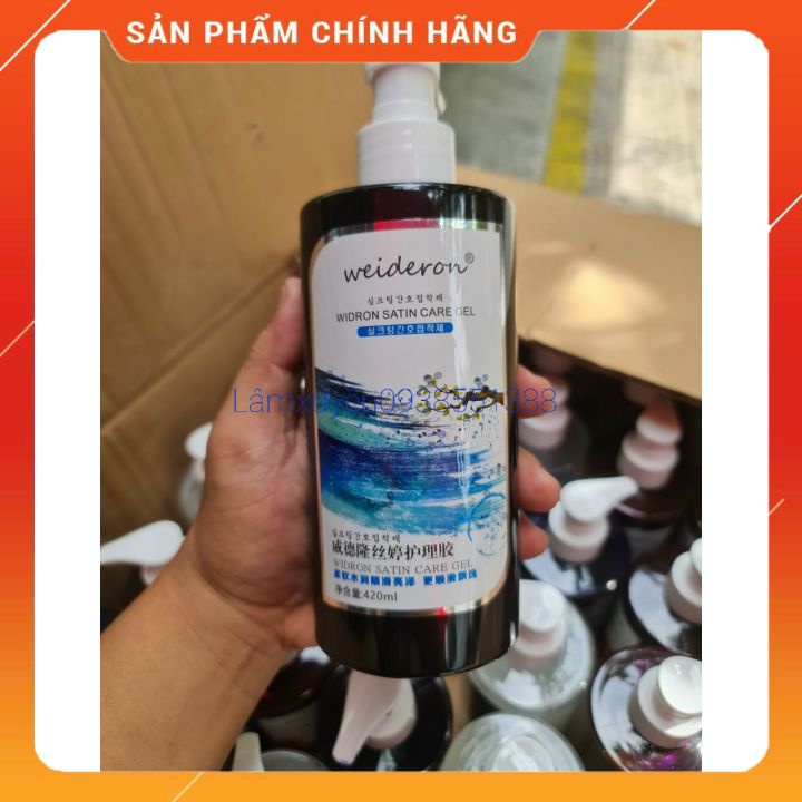 Nhuộm phủ bóng WEIDERON cao cấp 500ml  không sử dụng Oxy trợ nhuộm _ lên màu chuẩn Giúp sáng màu và bóng mượt.