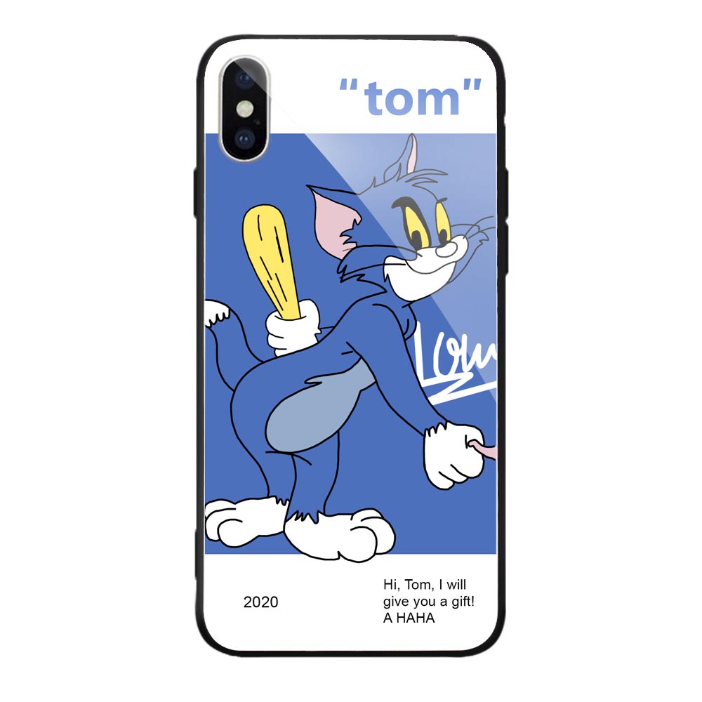 Ốp lưng iphone kính cao cấp mèo phản công case 14plus 14 pro max 13 12 promax 11 mini 6 6s 7 8 plus x xr xs Se