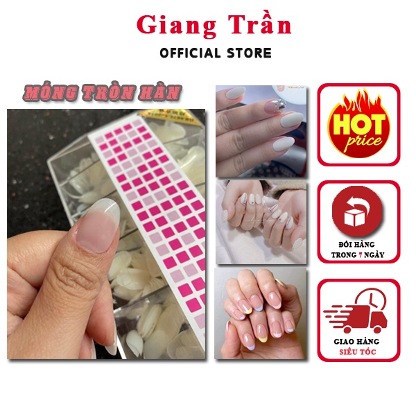 Móng úp phom tròn Hàn cực xinh