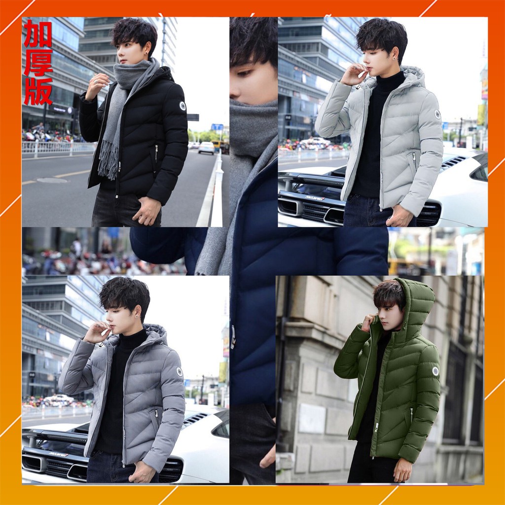 [FREESHIP GIÁ RẺ]Áo khoác Phao Nam 3 LỚp Dày dặn Có Mũ Áo Phao Nam 5 Màu phong cách hàn quốc bao giặt máy | BigBuy360 - bigbuy360.vn