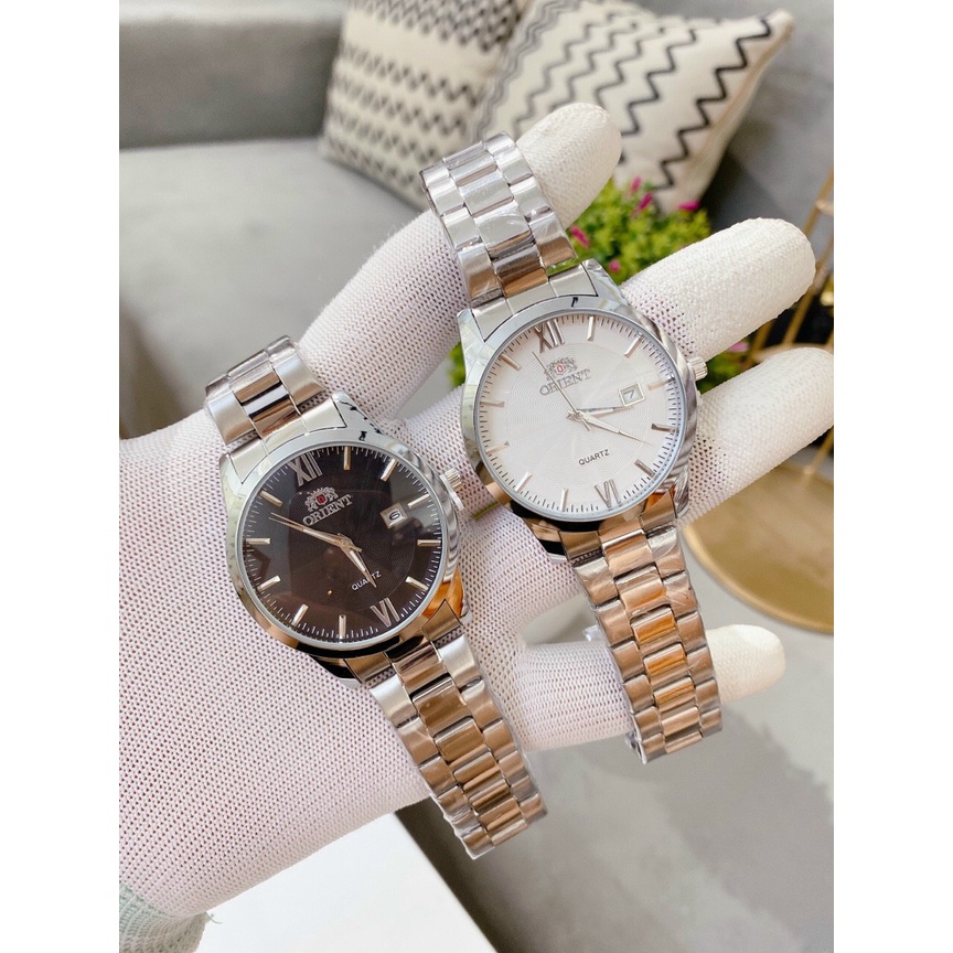 Đồng hồ nam sang trọng Orient dây thép không gỉ , kim trôi , máy pin , đồng hồ thời trang | BigBuy360 - bigbuy360.vn