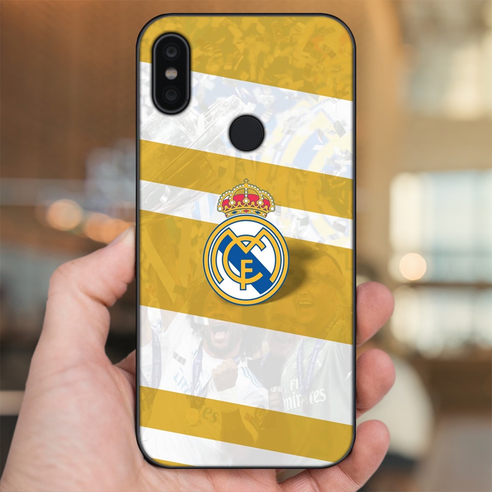 Ốp lưng Xiaomi Redmi S2 viền đen in hình Real Madrid