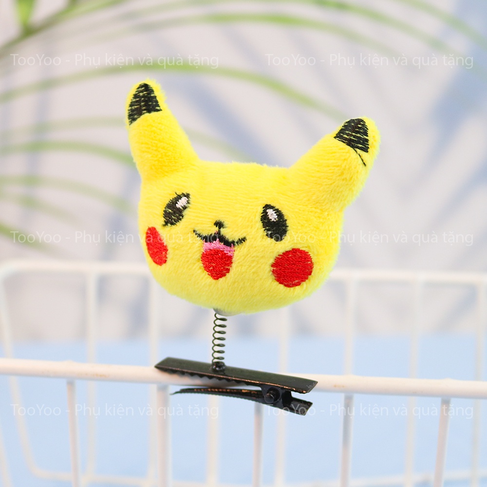 Kẹp tóc lò xo PIKACHU dễ thương cute PK0006 TooYoo