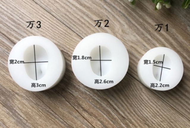 Khuôn silicone mặt búp bê 333 đất sét, fondant