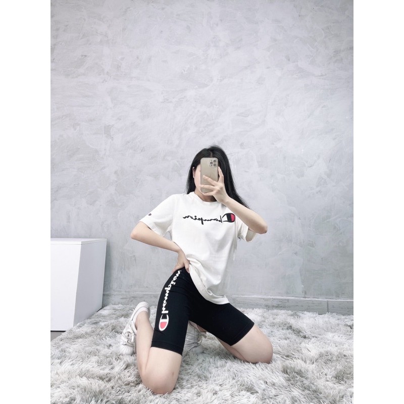 |ẢNH THẬT|ÁO CHAM.PI.ON LOGO THÊU