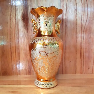 BÌNH BÔNG,LỌ HOA QUAI KIM SA CAO 17CM,20CM,25CM,30CM