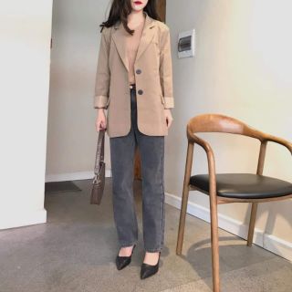 Áo Blazer nâu ghi Đỗ Hà