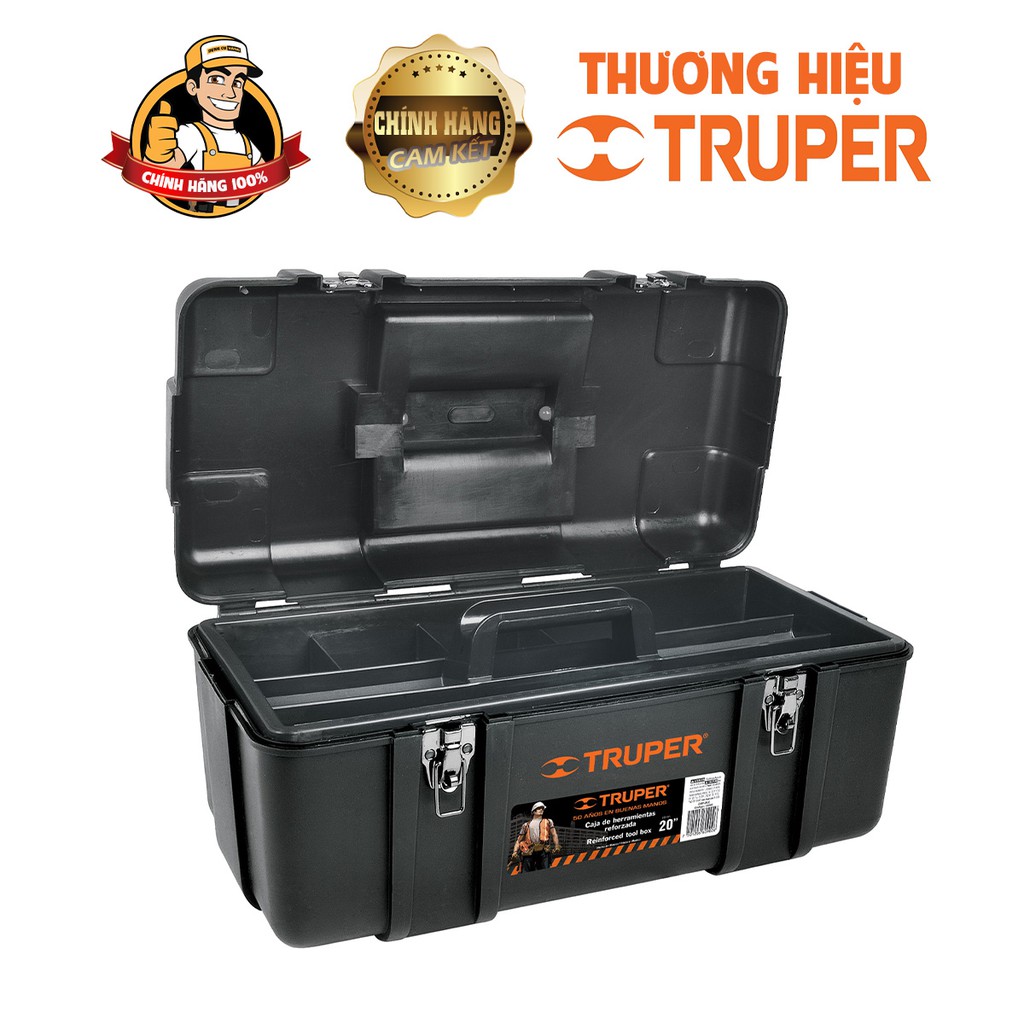 Thùng đồ nghề nhựa,Thùng đựng đồ nghề dụng cụ sửa chữa Truper chp-17/20/23x.