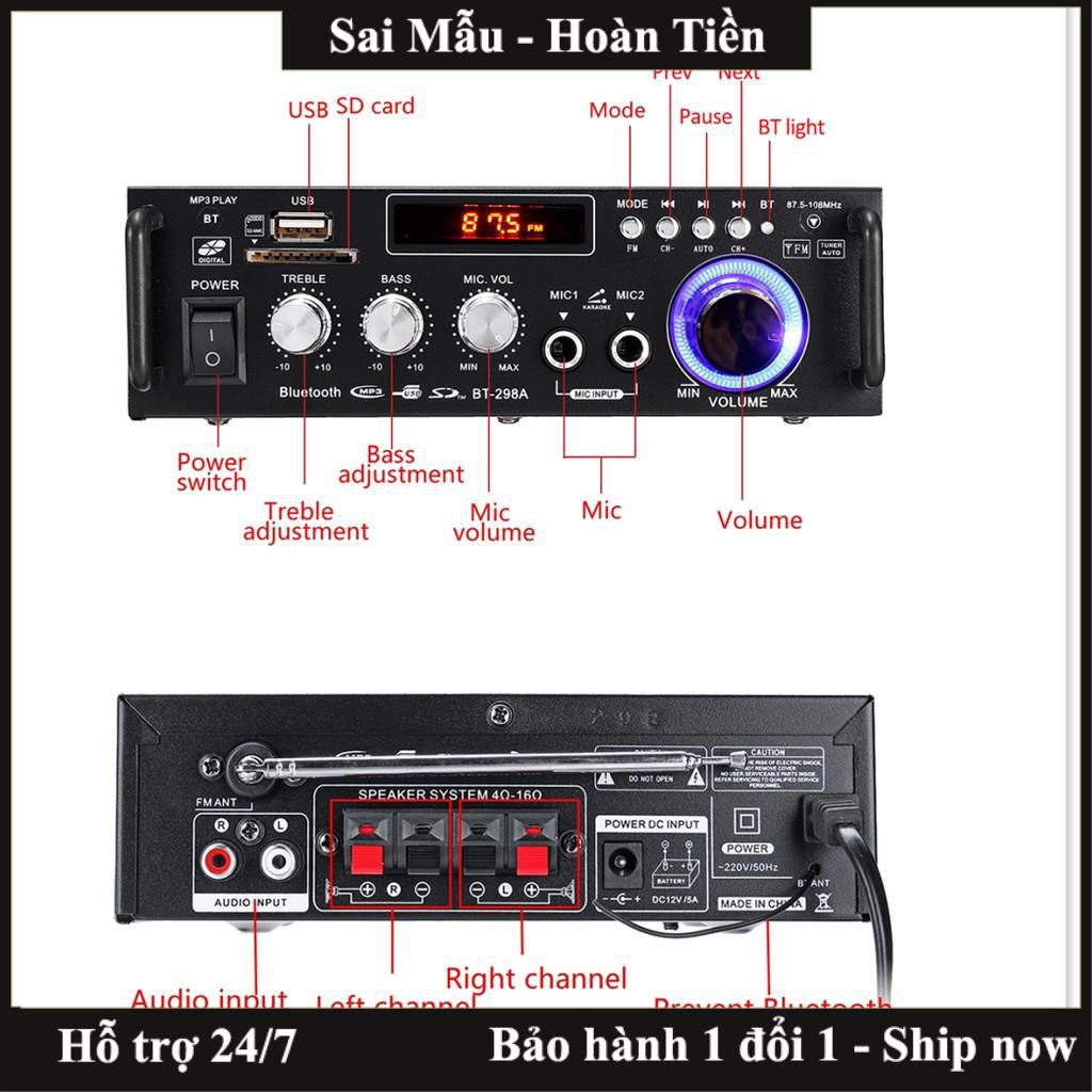 ✔️Amly karaoke Mini Bluetooth BT-298A cao cấp, chức năng đa dạng - Freeship - Bảo hành uy tín