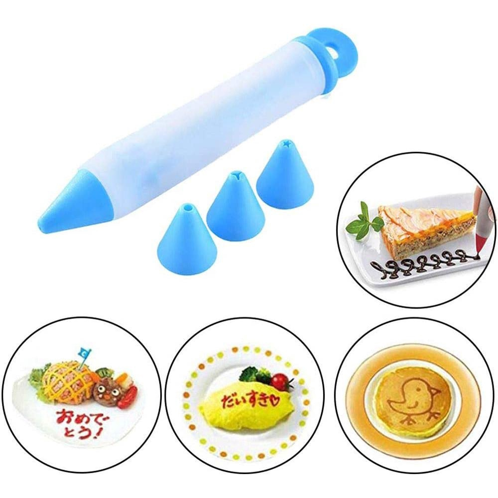 Silicone Bút Vẽ Trang Trí Bánh Bằng Silicon Có 4 Màu Tùy Chọn