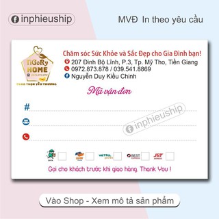 Mã vận đơn in tên shop (400 tờ)