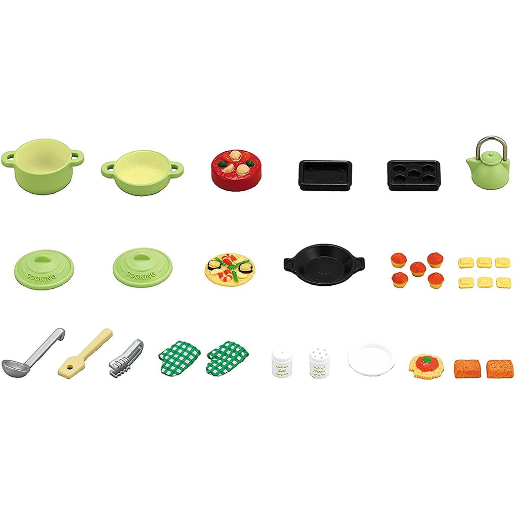 Sylvanian Families Bộ Đồ Ăn Bếp Nấu Cuisine Set