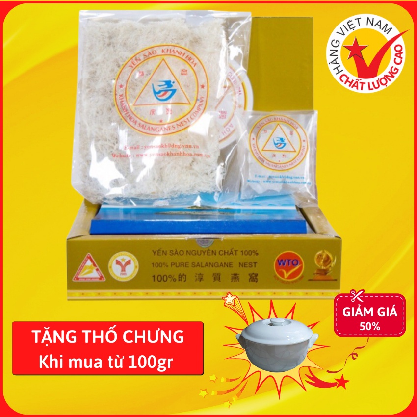 Tổ yến sào đảo Khánh Hoà ⚡ GIÁ TỐT NHẤT ⚡ Yến vụn nguyên chất 100%, kích thích tiêu hóa, giúp ăn uống ngon miệng