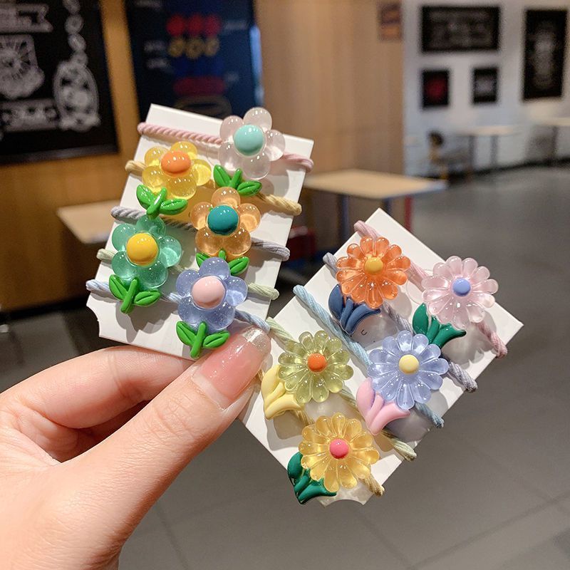 Dây Buộc Tóc Cao Su Họa Tiết Hoạt Hình Phong Cách Hàn Quốc Đáng Yêu Dành Cho Trẻ 2022