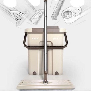 Chổi lau nhà tự vắt có thùng hot