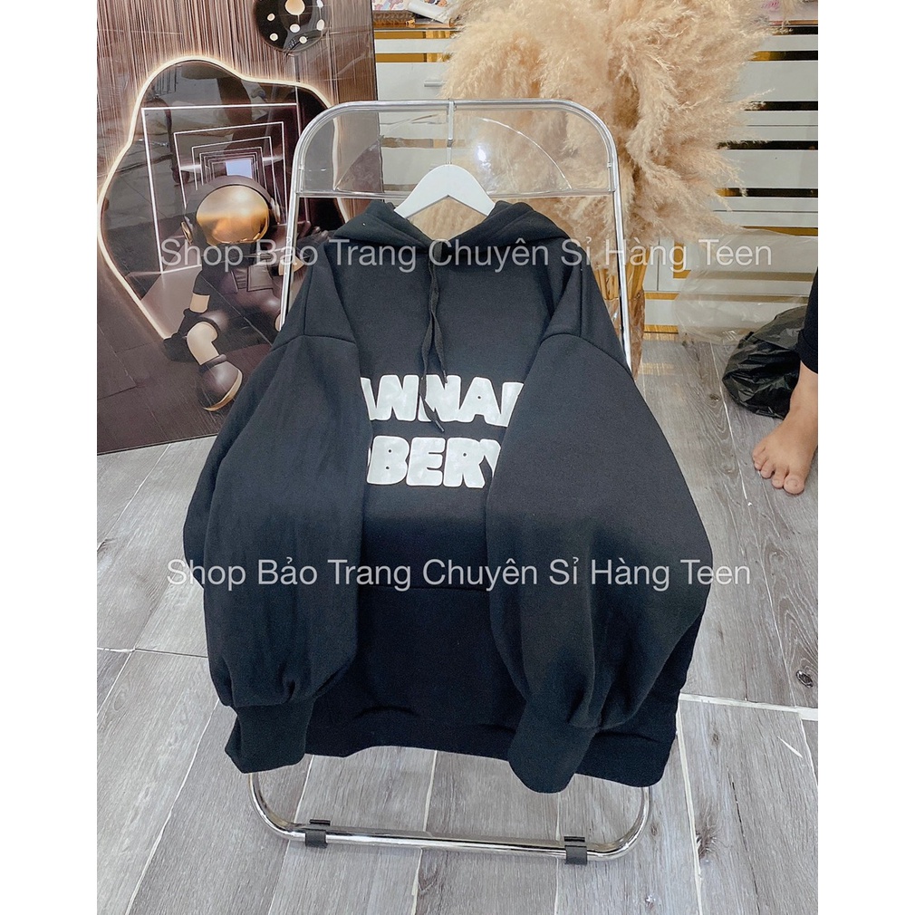 Hoodie Annab Nam Nữ Unisex Mũ Rộng Form To Tay Bồng Unisex Uzzlang Sweater