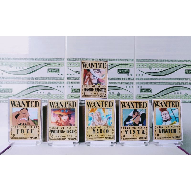 Thẻ Mica - ONEPIECE - Băng Hải Tặc Râu Trắng